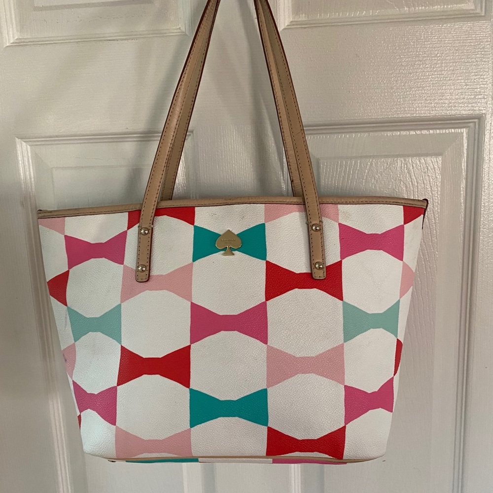 Kate Spade Multi Color Tote Bag